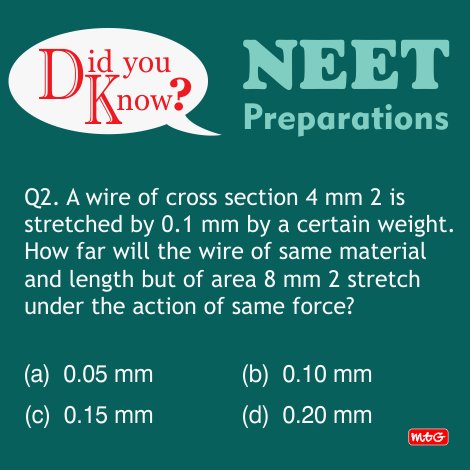MTGBooks's tweet image. Do you know?
#PhysicsProblems
#NEET2018 #Physics #Questions #NEETpreparation
#MTGBooks #PCMBToday