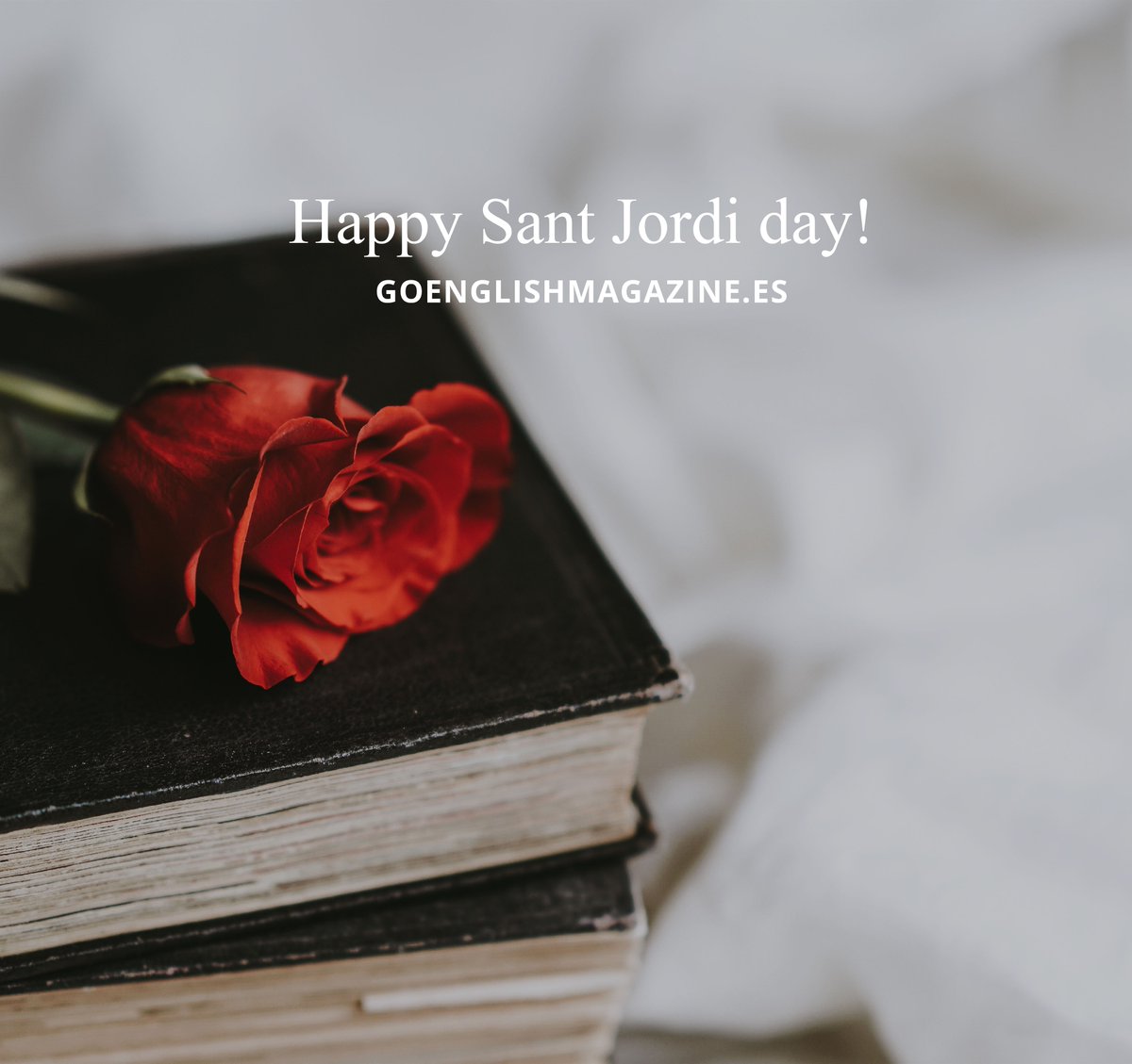 goenglishcouk's tweet photo. Feliç Sant Jordi! In many Catalan speaking areas today we are celebrating la Diada de Sant Jordi (Saint George day). It is a Catalan tradition where we give roses and books to each other. Check our new post: https://t.co/u0VPni9n73 #santjordi #diadellibro https://t.co/VlHAWIGTsn