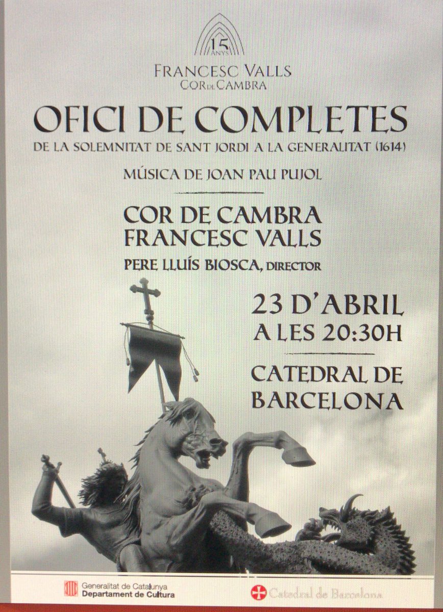 El jovent del <a href="/CorCatedralBcn/">Cor Francesc Valls</a> ho fan com els àngels! Aneu-hi. <a href="/mariona_llobera/">iona 🎗</a> @eulaliafantova <a href="/perelluis_/">Pere Lluís Biosca</a>