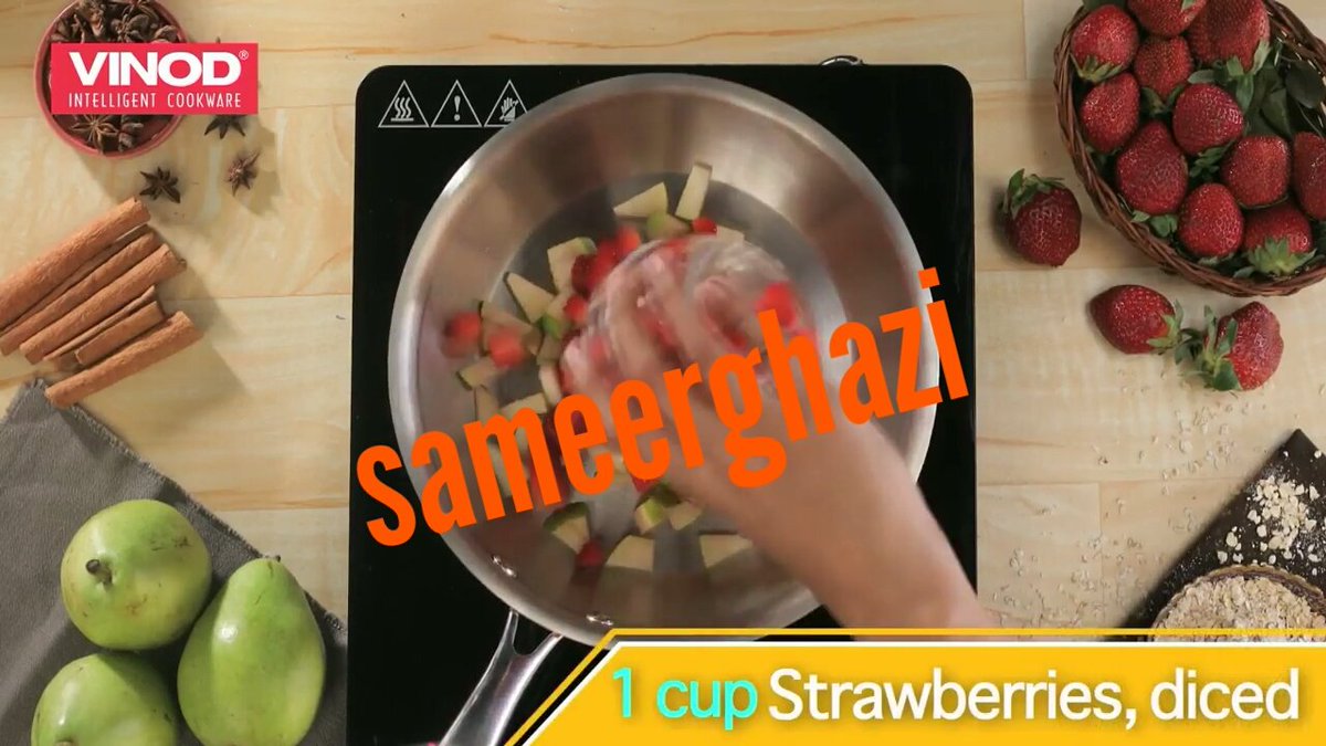 sameerghazi11's tweet image. Q2.
Answer-
🔸Peach
🔹Strawberries
🔸Castor Sugar
🔹Star Anise
🔸Cinnamon Sticks.
#OatsandCoconutPancake
#CookwithVinod
Join @Vinod_Cookware 
➖➖
@INDRANILRAJU @gagan_response @its_sam111 @niharikaverma22 @PratikSingh_ @evaswani @Vansheeta11 
➖➖