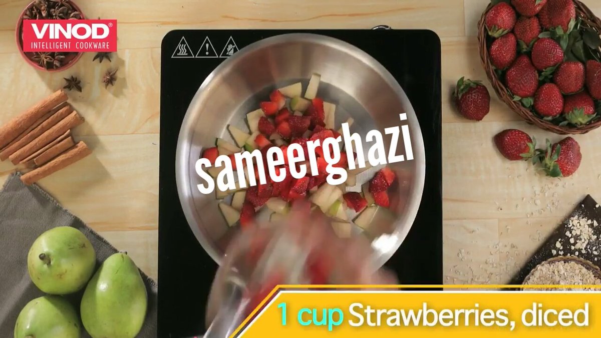 sameerghazi11's tweet image. Q2.
Answer-
🔸Peach
🔹Strawberries
🔸Castor Sugar
🔹Star Anise
🔸Cinnamon Sticks.
#OatsandCoconutPancake
#CookwithVinod
Join @Vinod_Cookware 
➖➖
@INDRANILRAJU @gagan_response @its_sam111 @niharikaverma22 @PratikSingh_ @evaswani @Vansheeta11 
➖➖