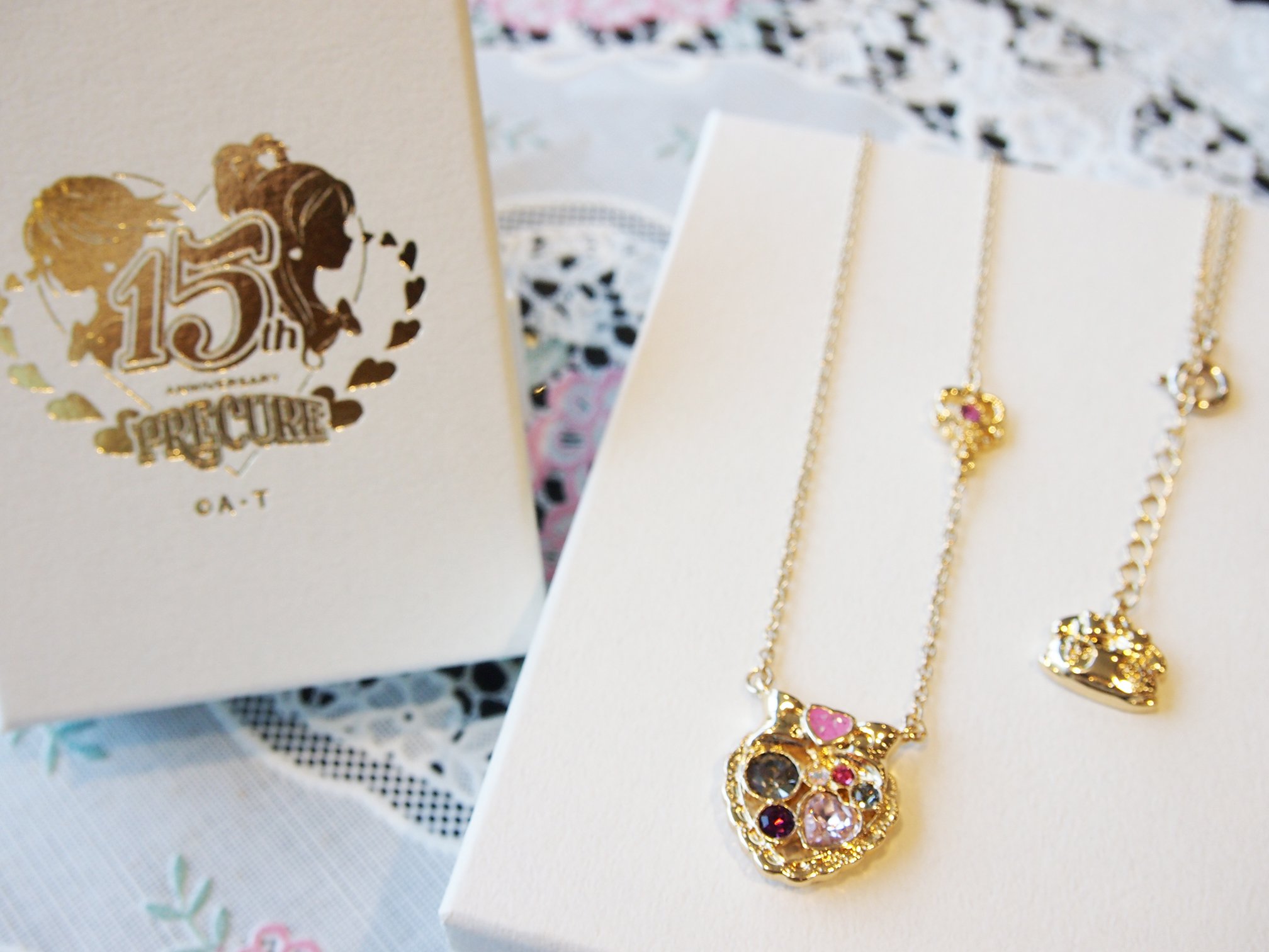 ふたりはプリキュア 15周年記念 バッグチャーム ふたりのペンダント ふたりはプリキュア 15周年記念 バッグチャーム ふたりのペンダント