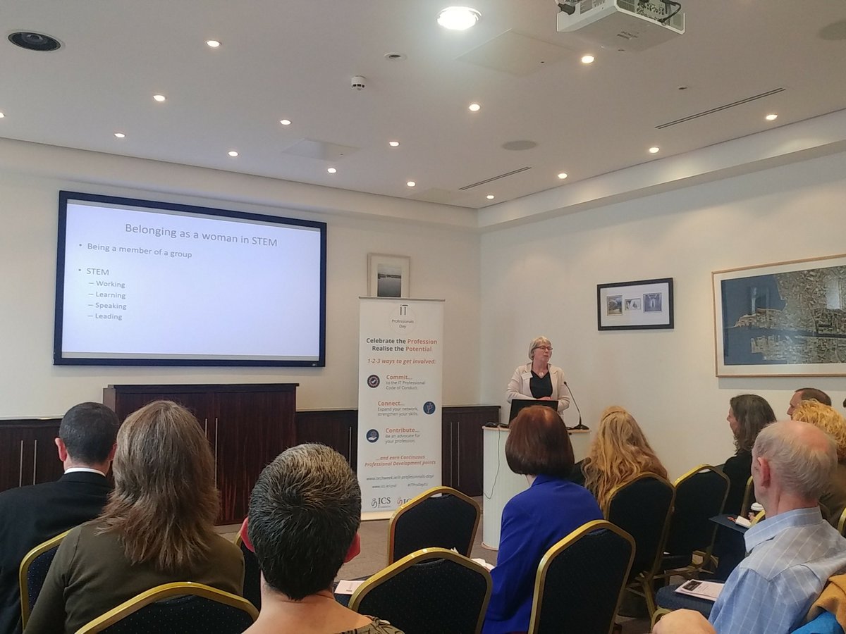 Our next speaker is <a href="/marionjpalmer/">Dr Marion Palmer</a> on the topic of Women in STEM - CPD, leadership and recognition #ITProDay18