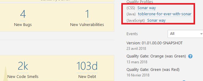 _JulienAlbert's tweet photo. Chose promise, chose due @SonarSource @SonarQube @jdcoffre @hgomez ! #ISCFrance de @SQLI_FR renomme son quality profile pour analyser plus de 200 projets avec "toblerone-for-ever-with-sonar" : 4,5kgs de crise de foie ! :) #DevoxxFR #meetandgreet https://t.co/sSPlnwltmf