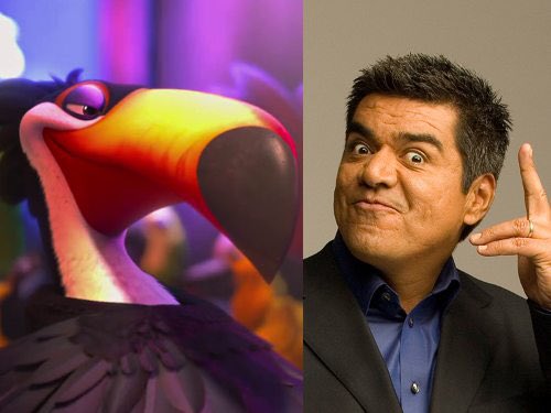 Happy 57th Birthday to George Lopez! The voice of Rafael in Rio and Rio 2. 