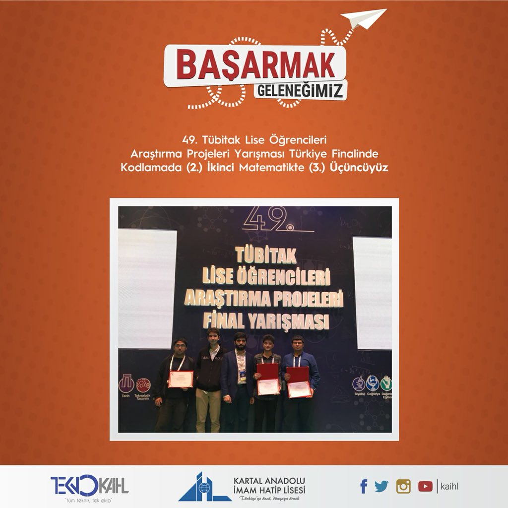 tekcammithat's tweet photo. 4 Günde 4 Başarı. 19 Nisan Balkanlar Eğitim Kurumları Matematik Yarışması Tüm Dereceler, 20 Nisan Tübitak Türkiye Dereceleri, 21 Nisan İsveç’te Robot Yarışmasında Şampiyonluk, 22 Nisan Kosova’da Kur’an-ı Kerim Yarışması birincilikleri @KartalDernek @onderihl  @farukyelkenci https://t.co/XO0tPTYdWJ