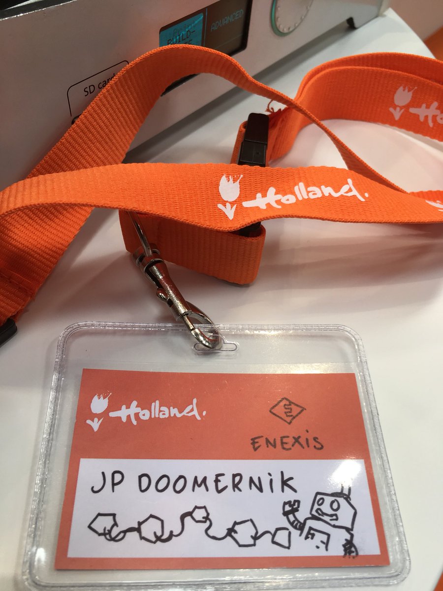JP_Doomernik's tweet photo. Ready to start co-creating on the @NLHannoverMesse @Robert_Guerain and I are ready to rumble! Follow #HNmCreate18 #Dutchruptive #Hollandpavilion @StartupDelta https://t.co/GsO7hV5FHf