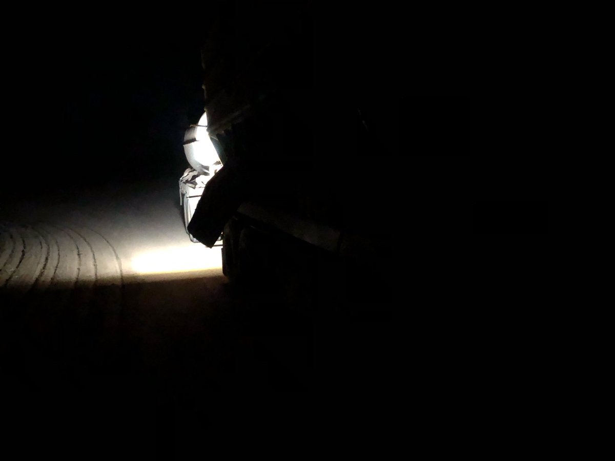 S_M_Bowman's tweet photo. #seedinghack bang your magnetic LED work light on the side of your tray so you can back up, not into, at night.
#seeding18 https://t.co/D6GQlJo31v