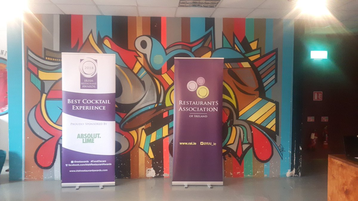 restawards's tweet photo. We can't wait to see what our talented nominees show us today at the @DubBarAcademy. Thank you to our wonderful sponsors @absolutvodka lime #FoodOscars https://t.co/jJd84WB9af