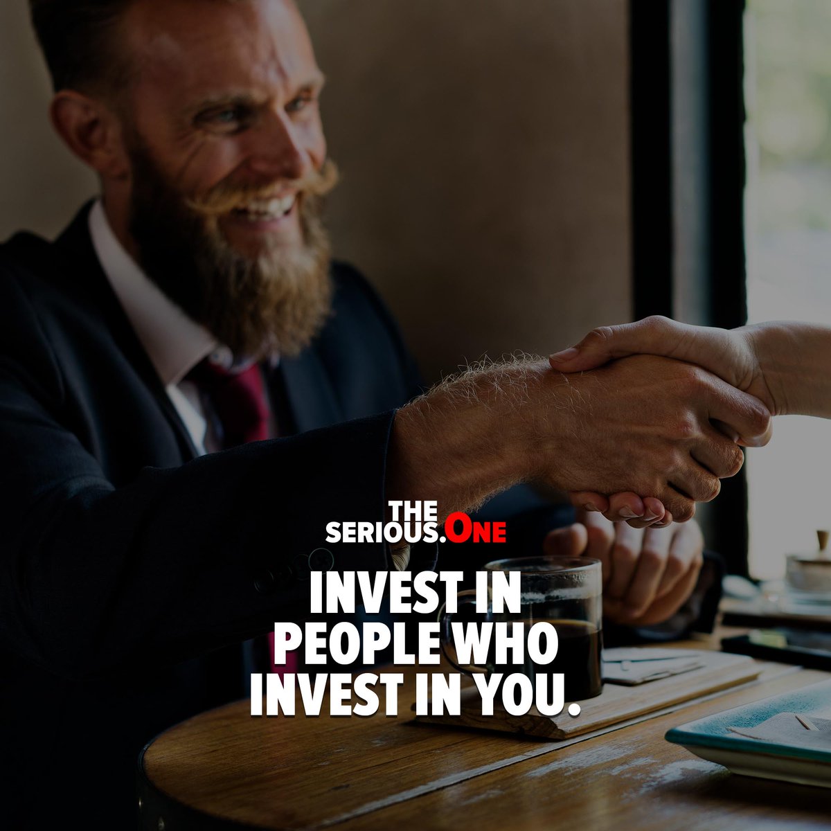 Invest in people who invest in you.

theserious.one/invest-in-peop…

#hustle #workhard #motivation