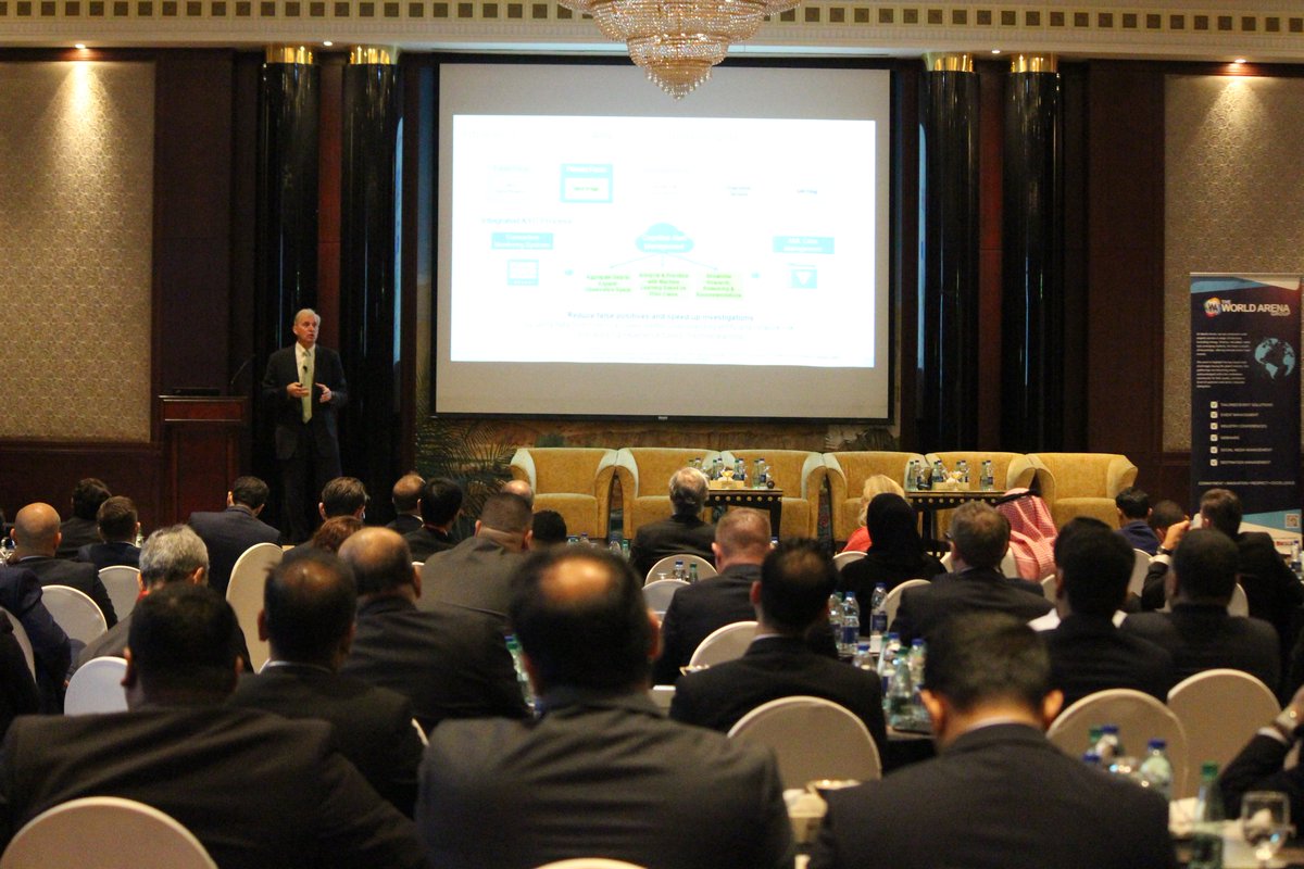 Mr. Neil Isford, Gen. Manager - Watson Financial Services Solutions Industry Platforms of IBM doing his Opening Keynote Speech in the 3rd #RegTech #MENA Conference Dubai 2018 at Dusit Thani Hotel. #banking   #compliance #AML #riskmanagement #bankingtechnology #insuretech #bigdata