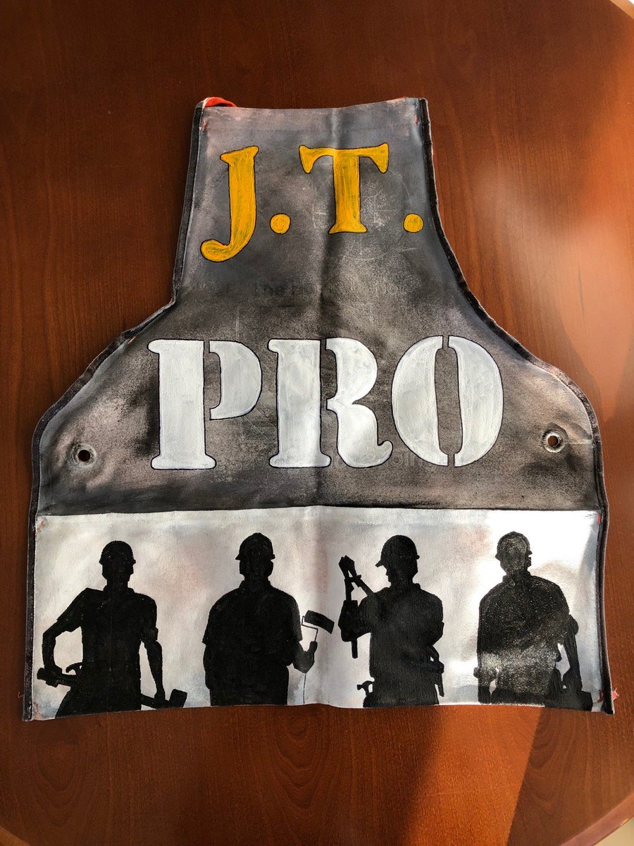 jtrieves's tweet photo. Apron of the Week - Thanks Ron Jackson from #6555 Carrollton TX.  One of the cooler Pro aprons of all time.  Thanks to the SW for a great visit.  @DaveRebtoy @kjl265 https://t.co/oQ5HWwiIku