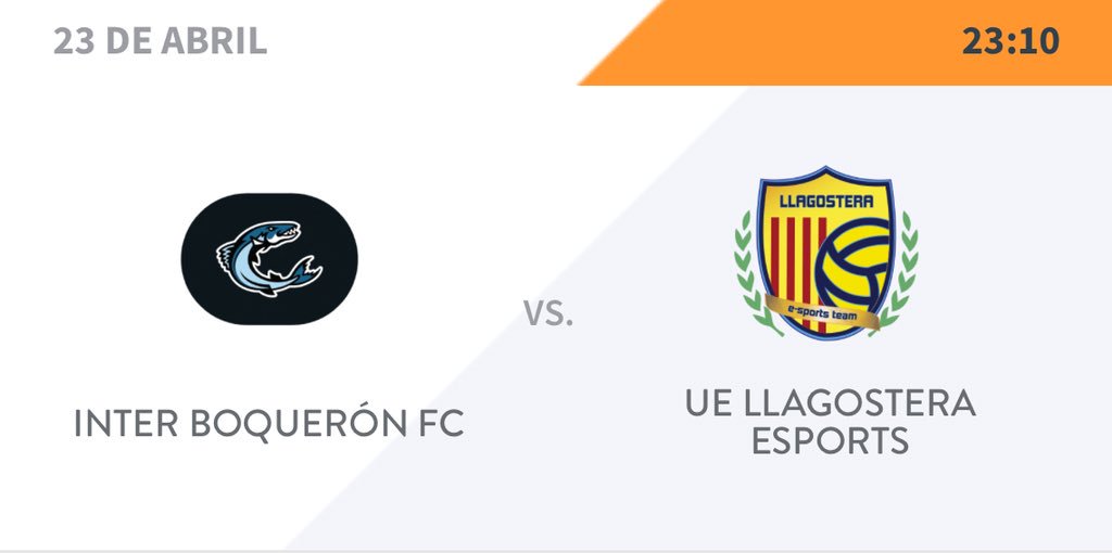 Dia de partit! A PS4 visitem l’<a href="/InterBoqueron/">Inter Boquerón</a> , mentre que a XBOX, el @LlagoseSportsX rep la visita de @SummirGamingFC 

#FooooooootliiLlagos