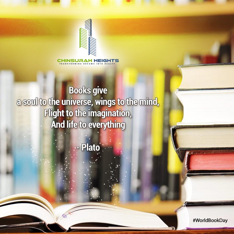 chinsurahheight's tweet photo. Books give soul to the Universe, wings to the mind, flight to the imagination and life to everything.
#ChinsurahHeights #WorldBookDay https://t.co/bQICvPcWtL