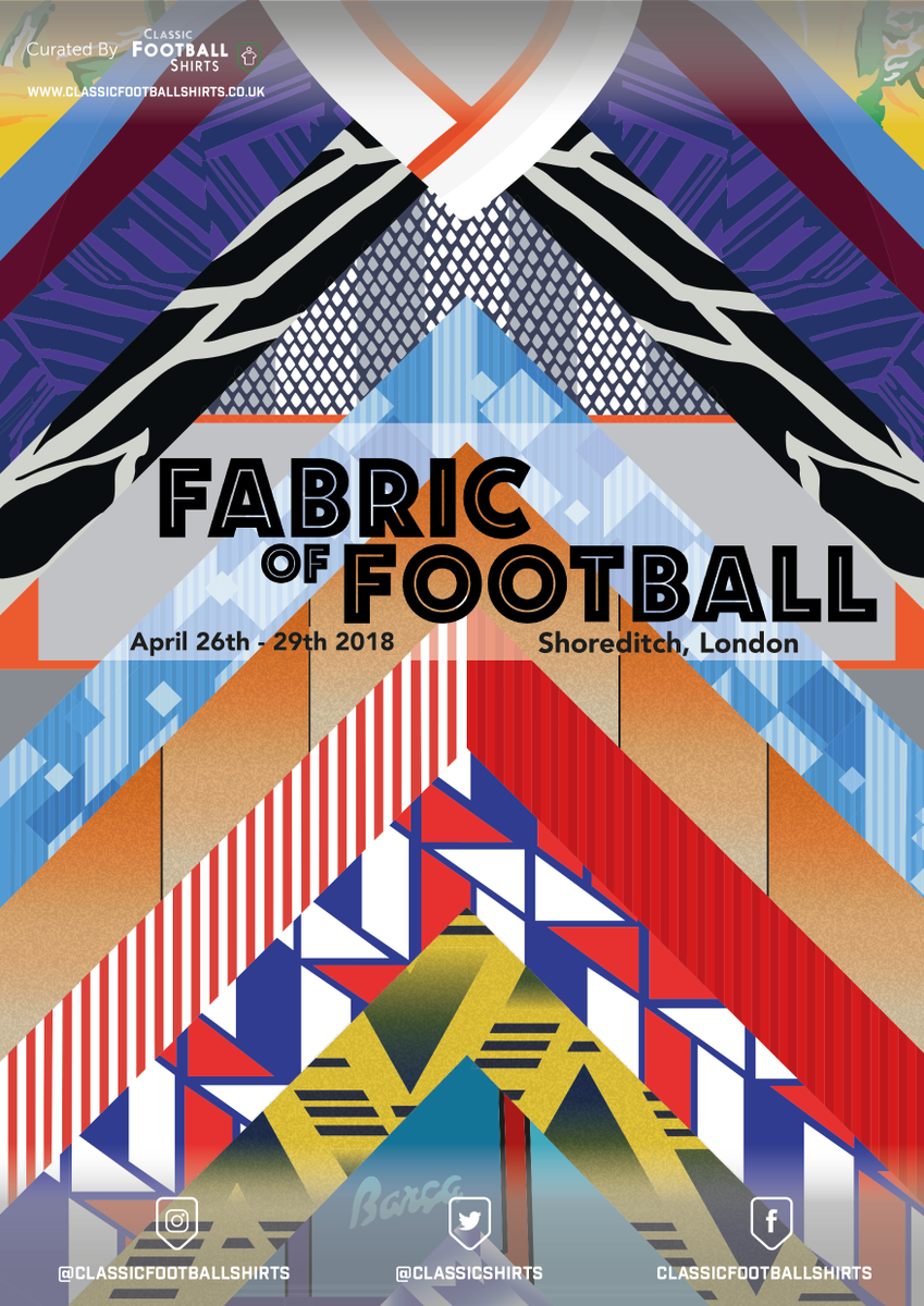Fabric of Football' Curated by Classic Football Shirts at The