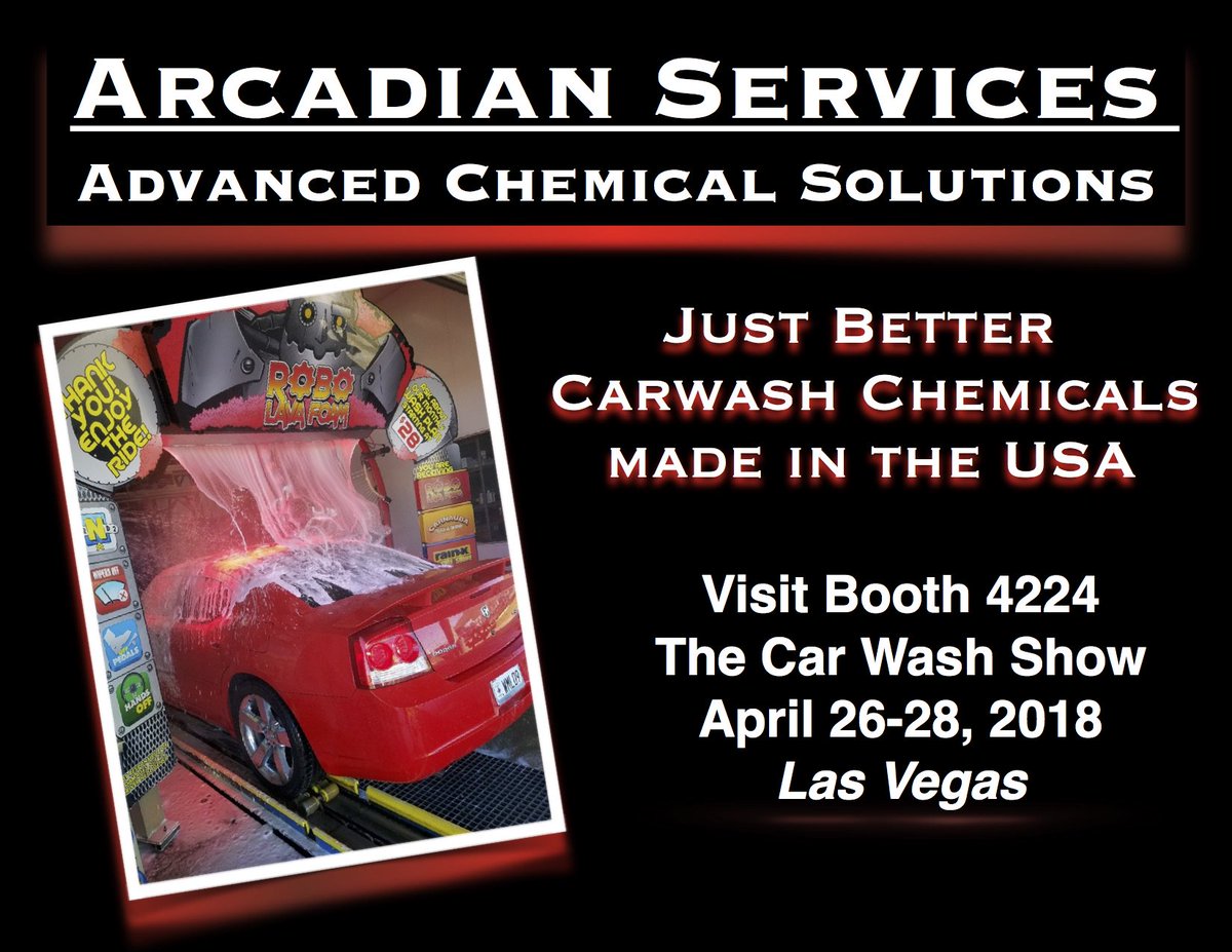 ArcadianService's tweet photo. #GoCarWashShow Visit #ArcadianServices - Booth 4224 in #Vegas #carwashchemicals #presoaks #triplefoams #tireandwheelcleaners #protectants #dryingagents #tireshine #wallcleaners https://t.co/9ImqJK6xj6