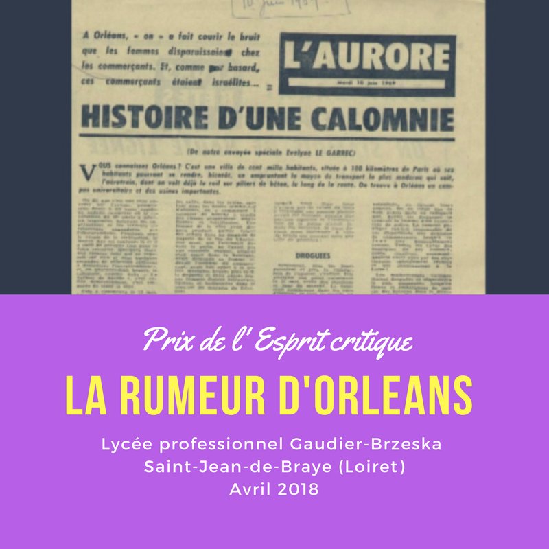 karen_prevost's tweet photo. Dans l'@ac_orleanstours | Ravie de rencontrer les lycéens cet après-midi au LP Gaudier-Brzeska #Loiret pour leur projet "La Rumeur d'Orléans" pour le Prix de l'Esprit critique #cogito_orleanstours | La conférence de @sylvaindelouvee à #Bibdoc37 va être très utile ! https://t.co/EMxTcuaINJ