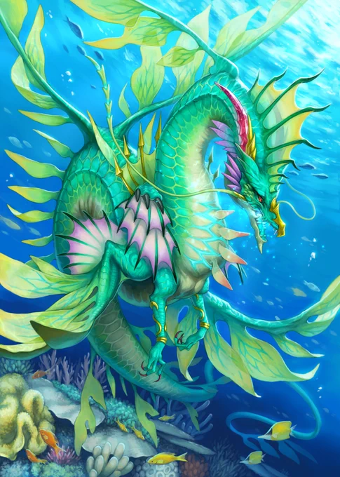 過去絵の再掲ばかりで申し訳ないけど…! #ドラゴンの日 