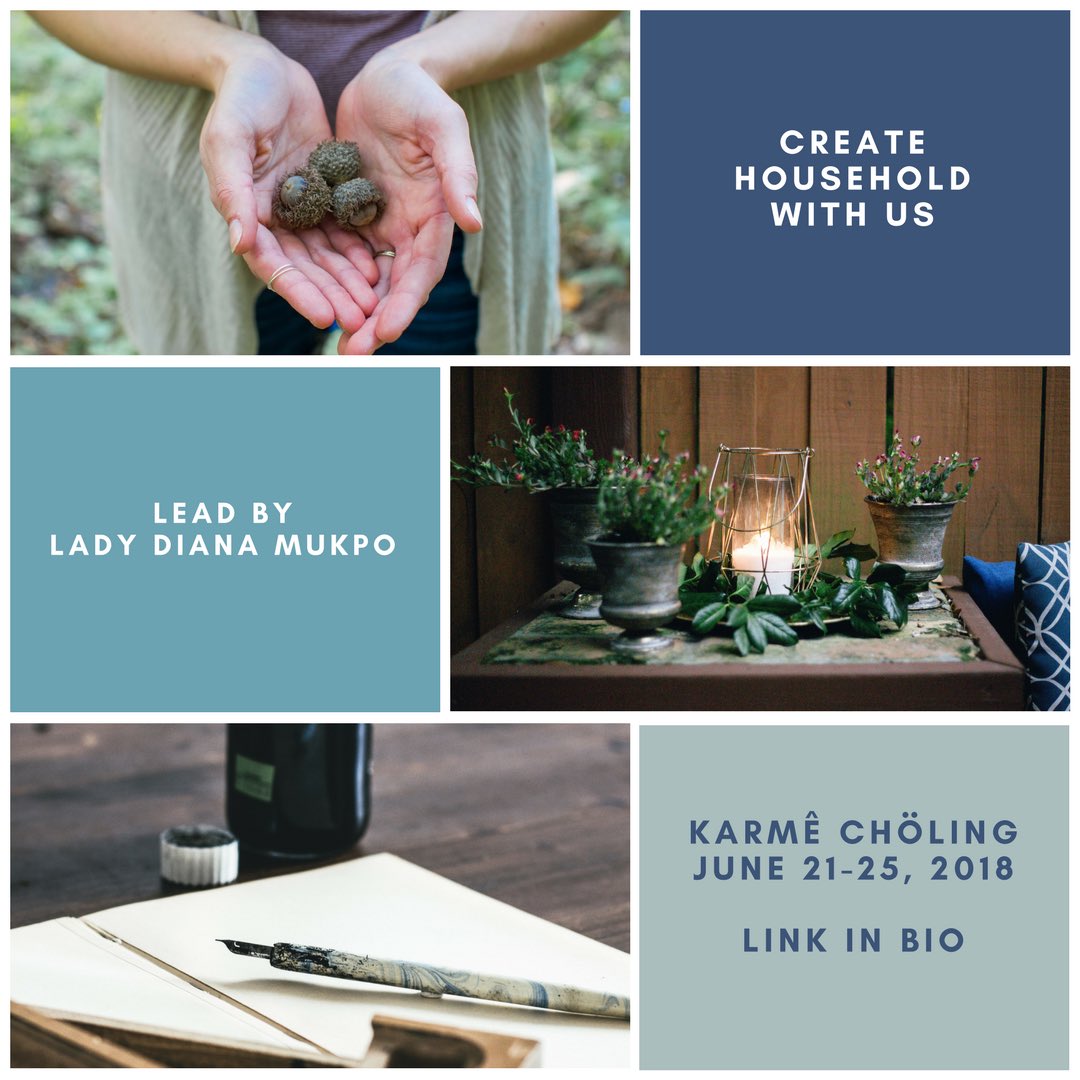 Read a special invitation from Lady Diana Mukpo to attend her upcoming residential training at Karmê Chöling retreat center in Vermont: shambhalatimes.org/2018/04/09/sha…