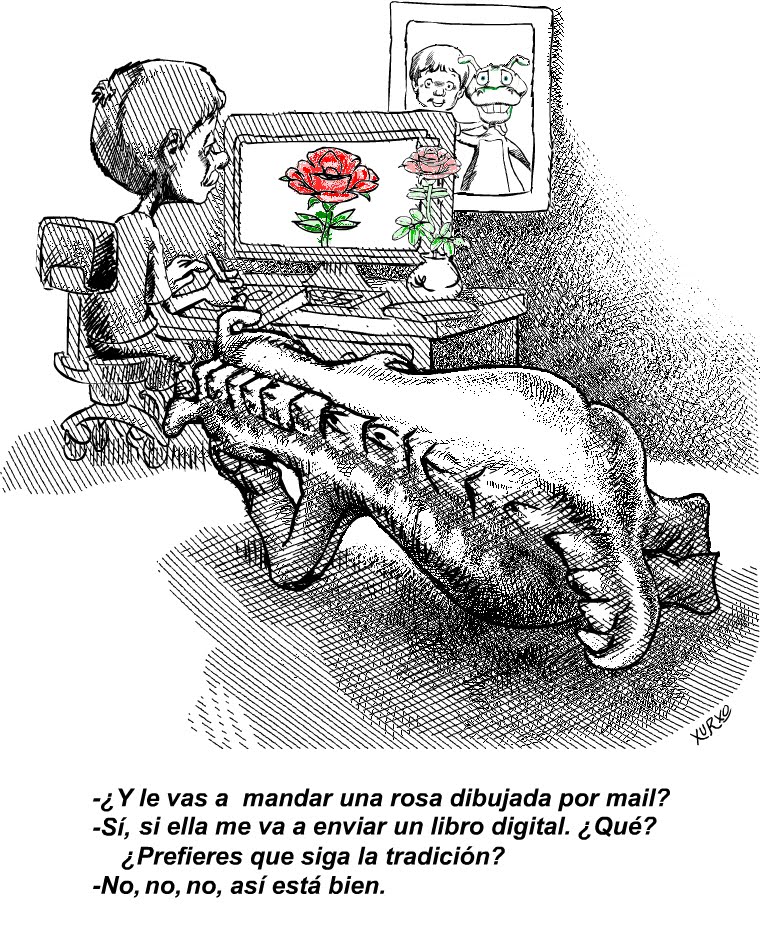 Un libro digital, una rosa  por email, una canción de Sant Jordi en spotify y un dragón en 3D... Feliz dia de #SantJordi