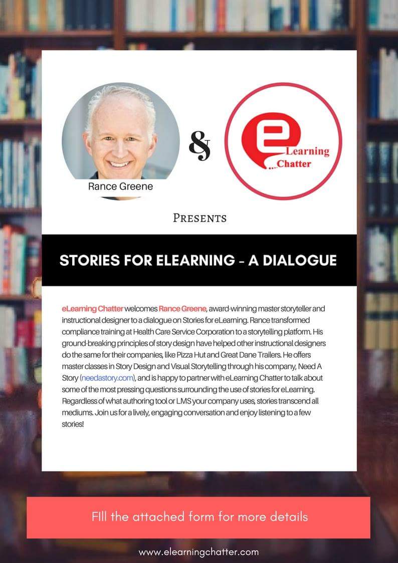eLearningChat's tweet photo. Join us for a lively, engaging conversation and enjoy listening to a few stories!
Sounds interesting? Please fill the form here: https://t.co/nzYPY52I8w
#elearning #stories #LearningDesign #scenarios #edtech #training #education #instructionaldesign #elearningchatter https://t.co/FLQZONPC1G