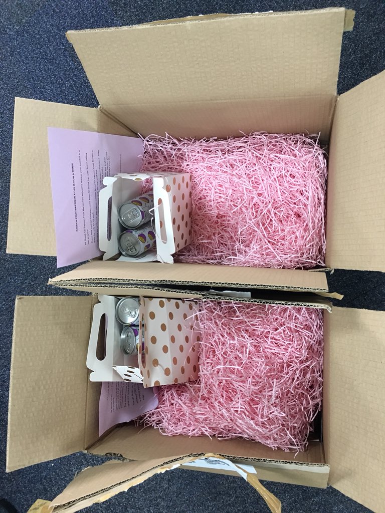 notebooklive's tweet photo. We got sent these 2 HUGE boxes filled with paper. To send 4 LITTLE cans. PRs, please please think before you do things like this! THINK. #thinkabouttheenvironment https://t.co/dgn5mrh4Pr