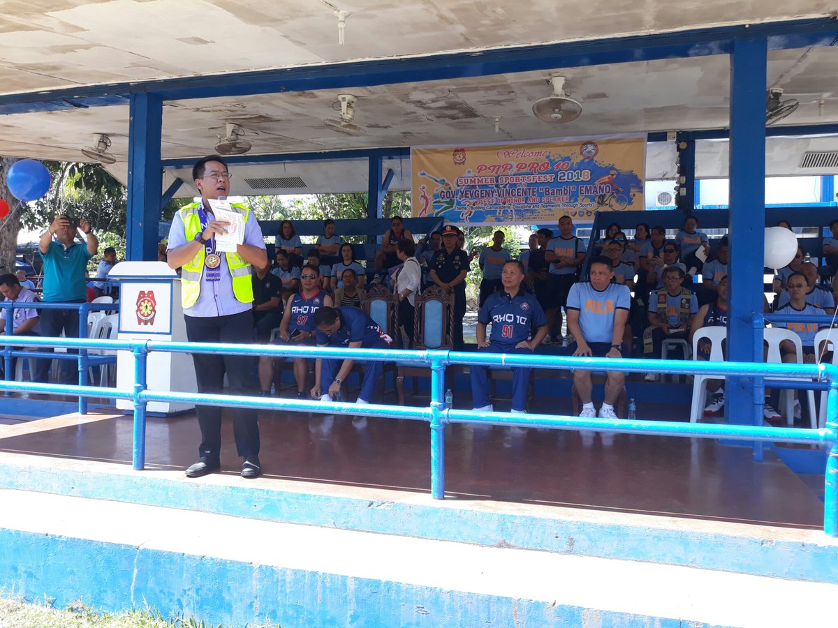 rpeu10's tweet photo. PSupt Briton OIC RPSPU10  Attended the Tradional Flagraising Ceremony &amp; Sports Fiest 2018 Openning @DirectorPSPG @pspg_ops_omd @sds_pspg https://t.co/yYMpbtXvZJ