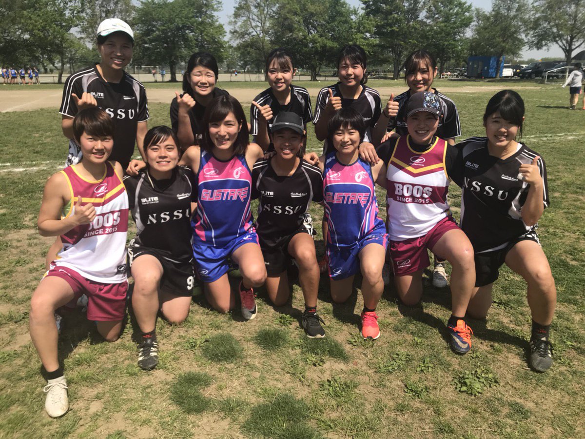 タッチラグビー女子日本代表 V Twitter 昨日 埼玉県にて前期スーパーリーグ第1節が行われました その大会にも 代表メンバーが各チームで出場しました 日体大 グスターレ ブース等のチーム この大会は前期後期 各3節行われます それぞれのチームで優勝