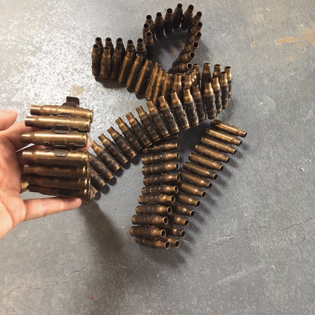 HannaTuulikki's tweet photo. When that unique costume accessory that you always dreamt of ((?!!)) (belt of empty bullet cases) arrives in the post #deerdancer #performingmasculinity 🐾🦌 https://t.co/ybSoNrLDv5