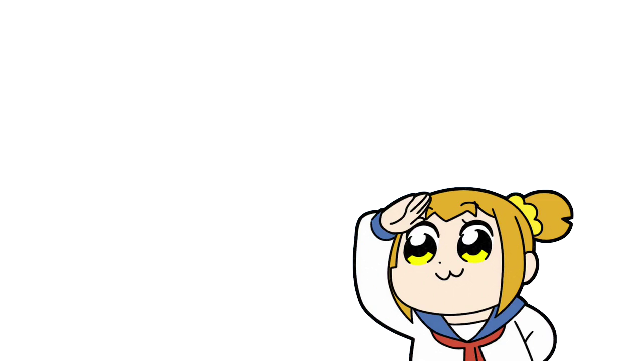 アニメ素材bot ポプテピピック 7話 斜め上を見るポプ子 素材 T Co 12c25vvtar Twitter