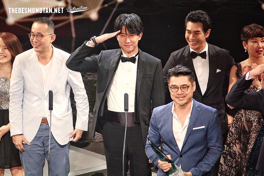 DestanationFC's tweet photo. We are grateful beyond words to watch you gain recognition for the tremendous effort put into portraying your character as #sergeantloke . Thank you for giving your best performance to the audience. We are immensely proud of your achievement, 我們最閃亮的星🌟 @thedesmondtan https://t.co/0O8e3ypoyY