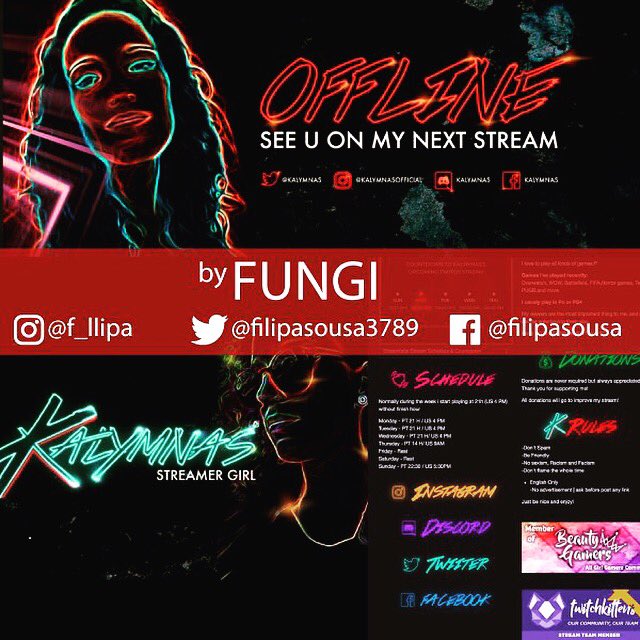 fungiiii's tweet photo. Ty @kalymnas for the opportunity of redesigning your overlay for your twitch channel! Love it so muchβ€οΈβ‘οΈπ looking forward to finish the final details and work on your emotes πππ #designer #designers #GraphicDesign #twitch #designgeeks #Designing #illustration https://t.co/W2BJdcY5tk