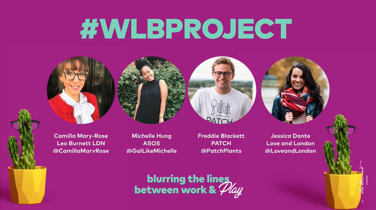 CamillaOnChain's tweet photo. ☀️ "We are happier and more successful when we blur the lines between Work &amp; Play" ☀️ The #WLBProject line-up at @SohoHouse  this morning @LeoBurnettLDN @ASOS @gallikemichelle @patch_plants @Jess_inLondon 🌵 https://t.co/VmGUAPIjNd