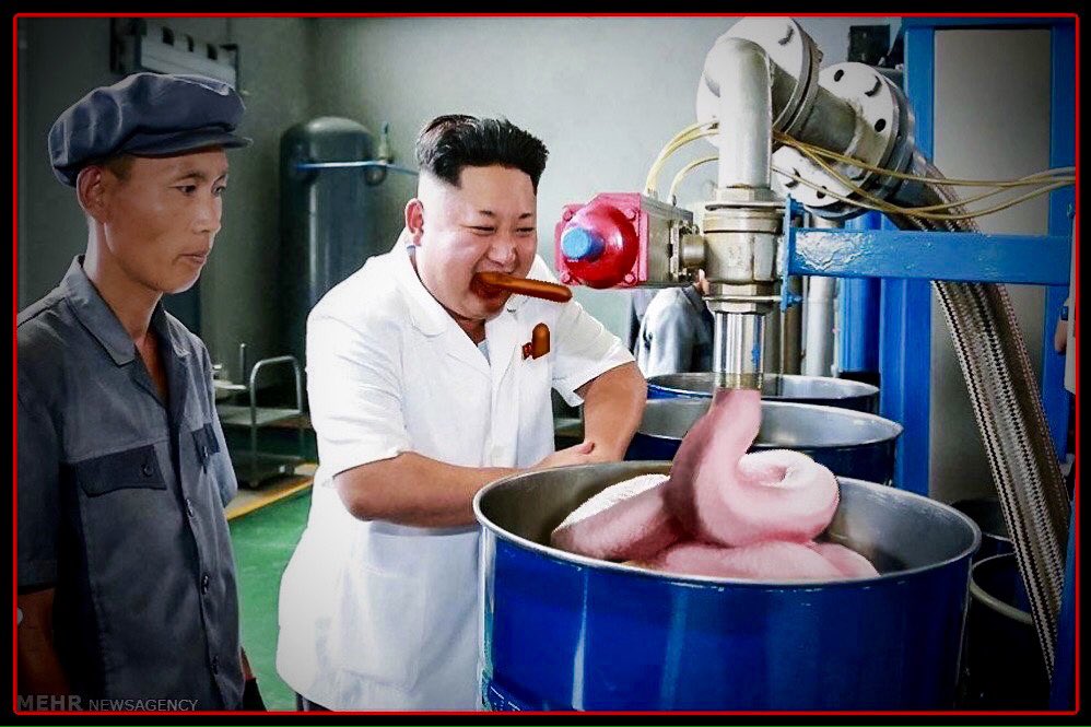doyouknowdebobo's tweet image. #KimJongUn #NorthKorea #Pinkslime #Hotdog