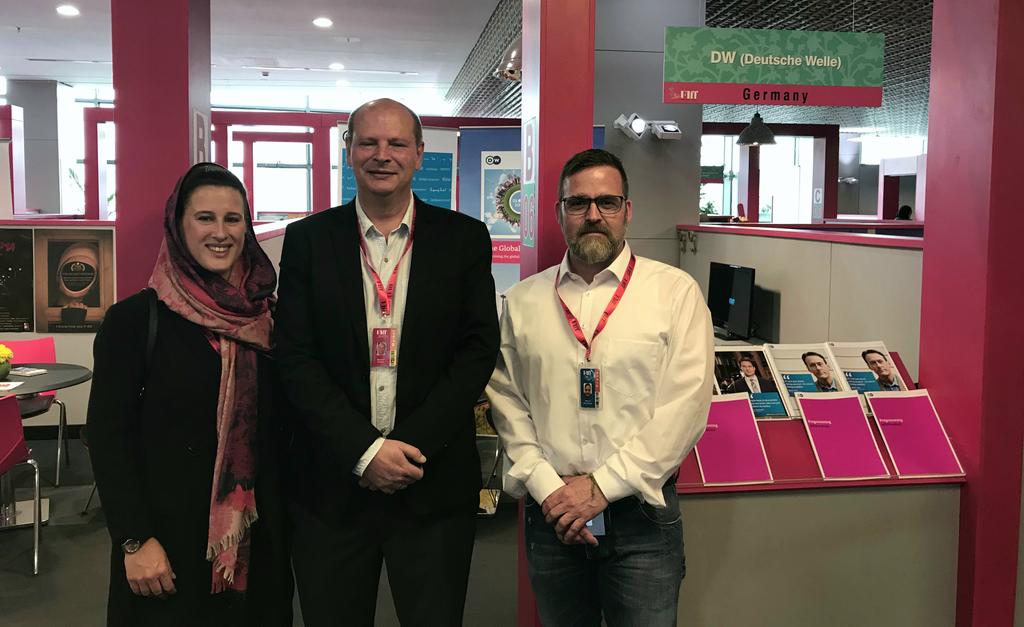 theresatropper's tweet photo. Team @dwnews at Fajr International Film Festival. #FIFF36 https://t.co/K7KW42RhAJ