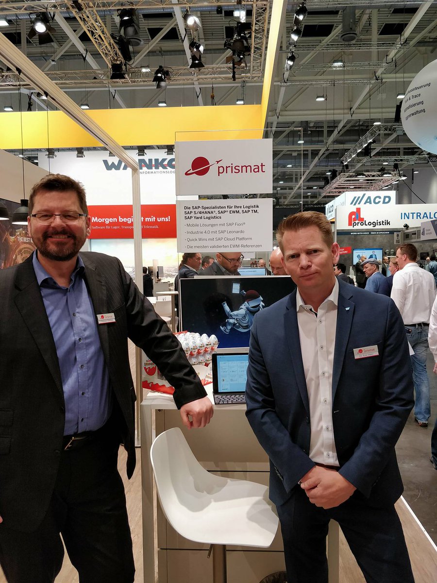 J_Ostermaier's tweet image. SAP Partner prismat auf der CeMAT 2018: Besuchen Sie die SAP-Spezialisten für Ihre Logistik (und sichern Sie sich ein Überraschungs-Ei) am SAP Stand C93 in Halle19. #prismat #SAPCeMAT
