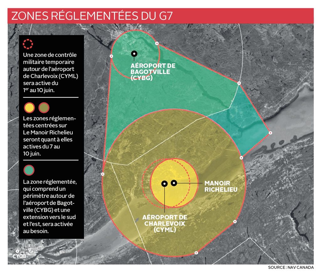 Le G7 dans les airs: permis de tuer lesoleil.com/actualite/poli… @cyblesoleil <a href="/G7/">G7</a> <a href="/G7fr/">France G7</a> #G7Charlevoix #LaMalbaie