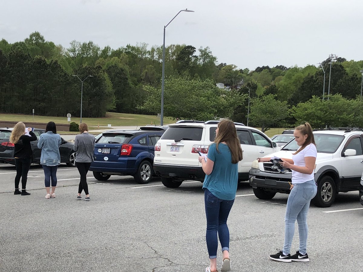 Biodiversity of the cars in our parking lots in Earp’s 4th block AP Environmental Science class. @MsEarpWJHS @WjhsNc #sciencesimulation