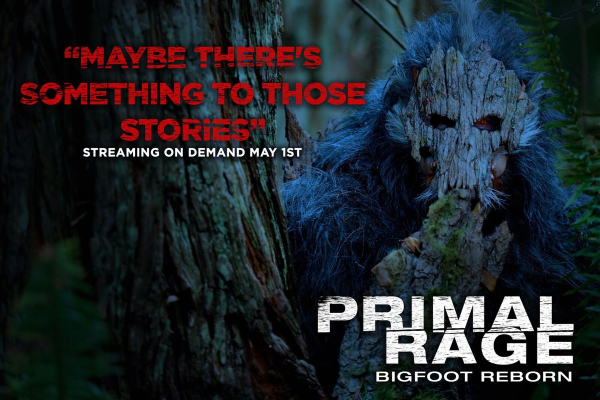kamcat33's tweet photo. @bennyf_20 If you like horror movies then you should watch the #PrimalRage movie! It follows a couple that get lost in the woods and are soon being hunted by a mysterious creature. Tense, and just downright scary. Comes out May 1st online. https://t.co/tqRO3ABQdN https://t.co/gAWxy7hkKn