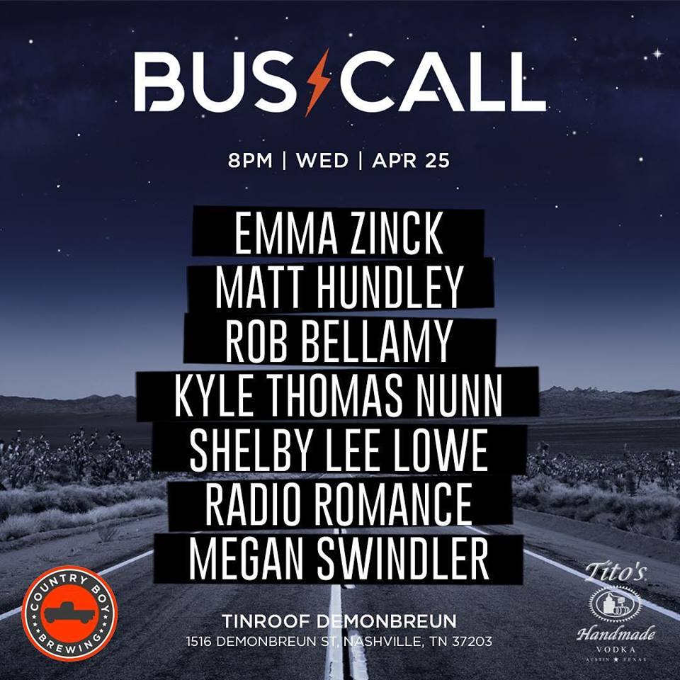 ShelbyLeeLowe's tweet photo. Use your #MondayMotivation to get yourself to @TinRoofNash on Wednesday for Bus Call! #MusicMonday #LoweRiders https://t.co/Z6Ha01VZqW