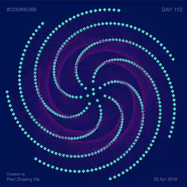 pemxie's tweet photo. 👨💻Coding365 🙌 Day-112 sound visualization - freaks #processing #p5js #generativeart #coding #Coding365 #loop #animation #gif #creativecoding #code365 #javascript #everyday #dailyart #designcomputing #designcoding #codeart #computergraphics #design #… https://t.co/Vv5rpbUGsG https://t.co/Lpj0c0iYOx
