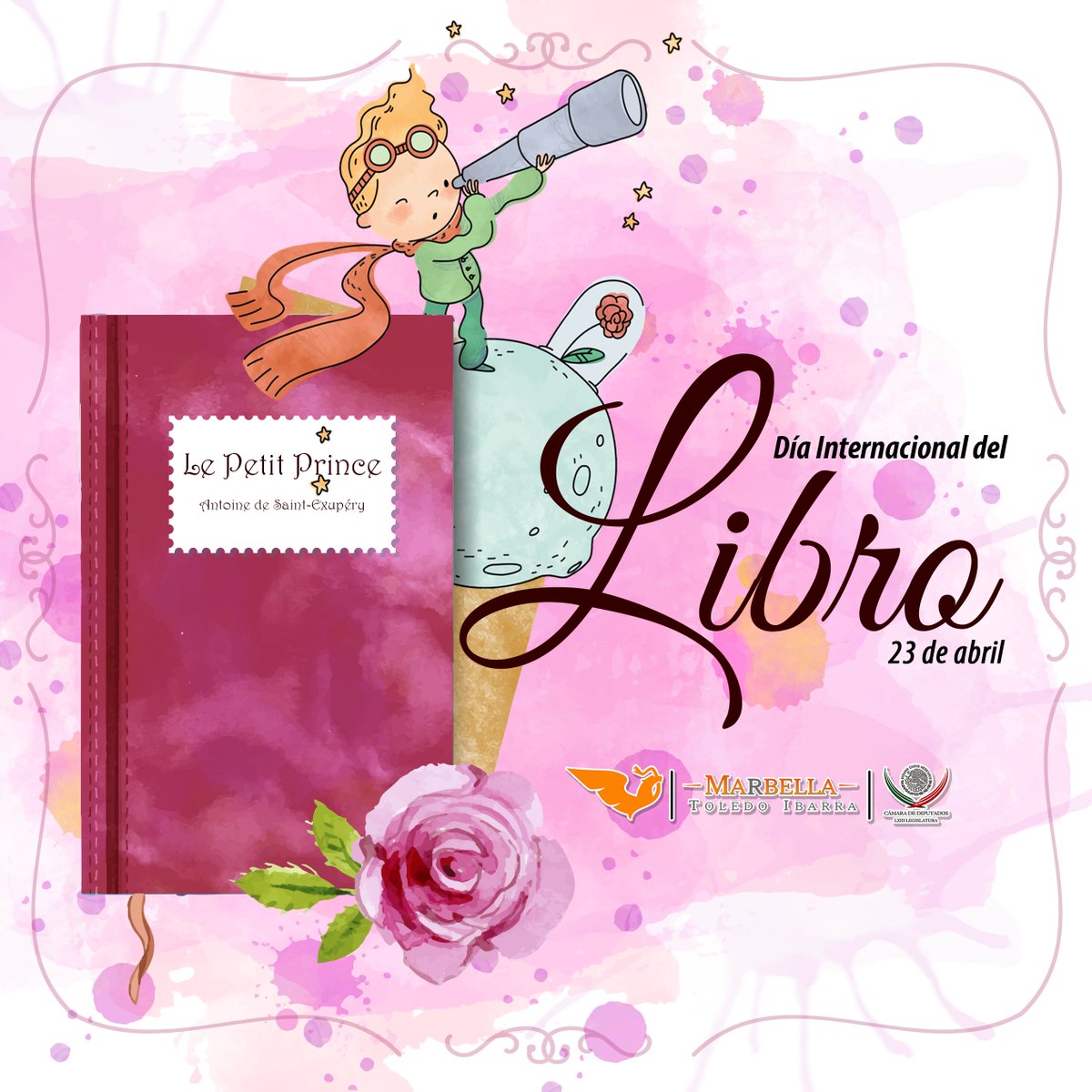 Con mucho cariño les comparto una frase del #Principito, mi libro favorito, que describe mi profundo amor por el #TrabajoSocial.

“Cuando amamos nos entregamos sin pedir nada a cambio, por el simple y puro placer de dar.”
 
¡Feliz #DiaDelLibro!
