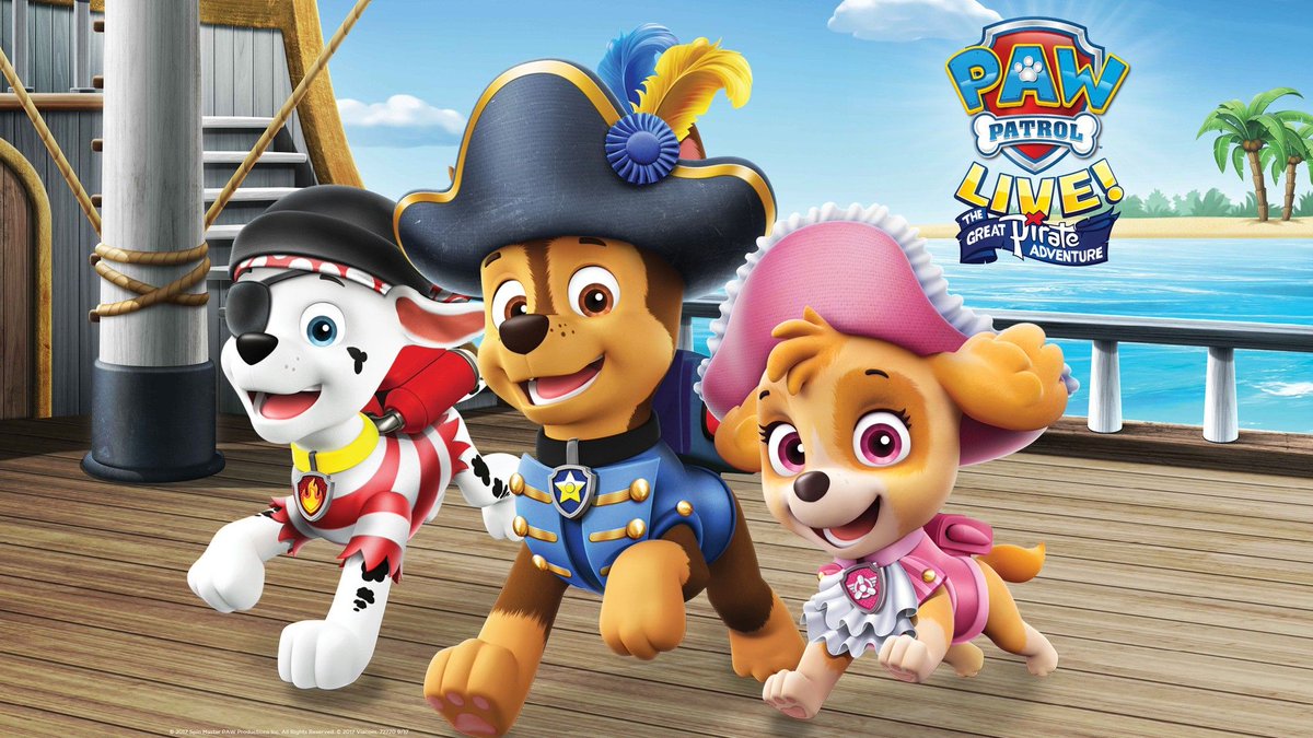 Check out Paw Patrol Live! The Great Pirate Adventure at Hanover Theatre for the Performing Arts in Worcester on April 25 buff.ly/2HLpsHm