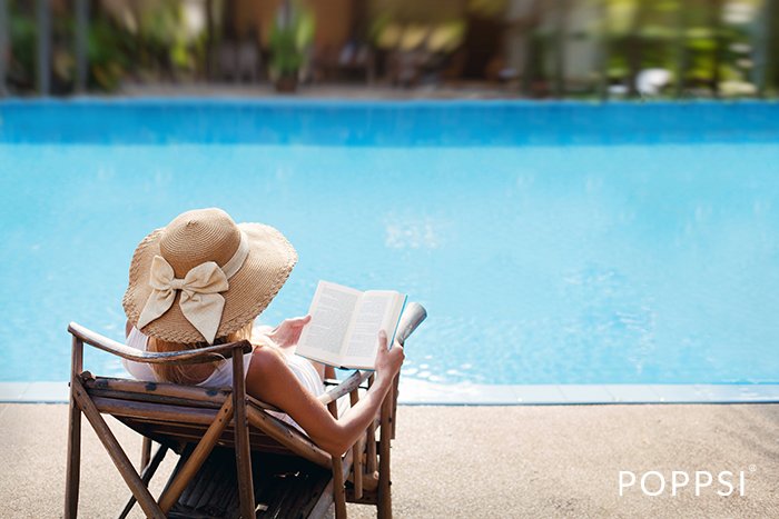 poppsipiscine's tweet photo. [#piscines] [#beautifulpool] Nous fêtons la journée mondiale du livre. Alors qu’allez-vous faire ? Profitez de la chaise longue et lire un bon bouquin ? Marquer quelques pauses dans votre lecture et nager un peu ? Joli programme, mais dans quel état est l’eau du bassin ? #Poppsi® https://t.co/J58cmjPztL