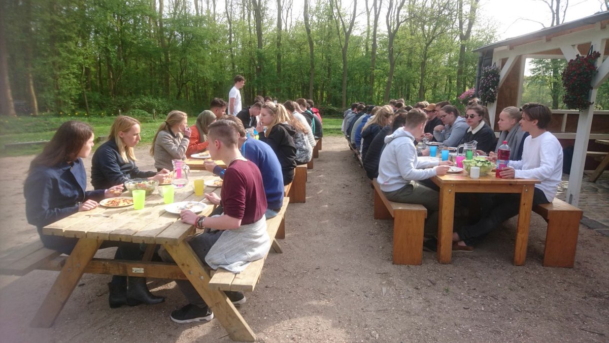 Bij WAM zijn we net een Italiaanse familie. Op veldwerk week in Zeeland!