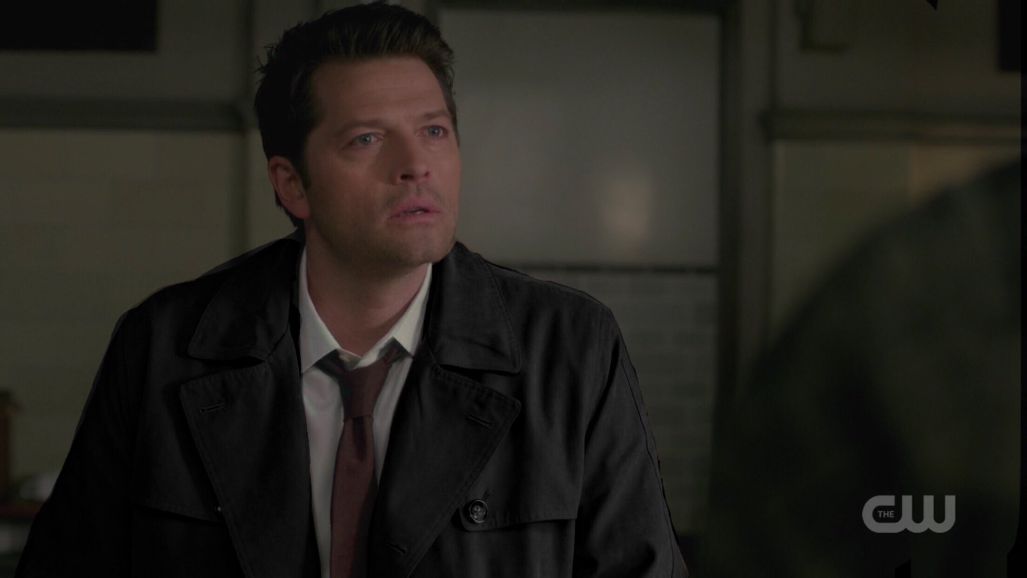 Castiel black trench discount coat