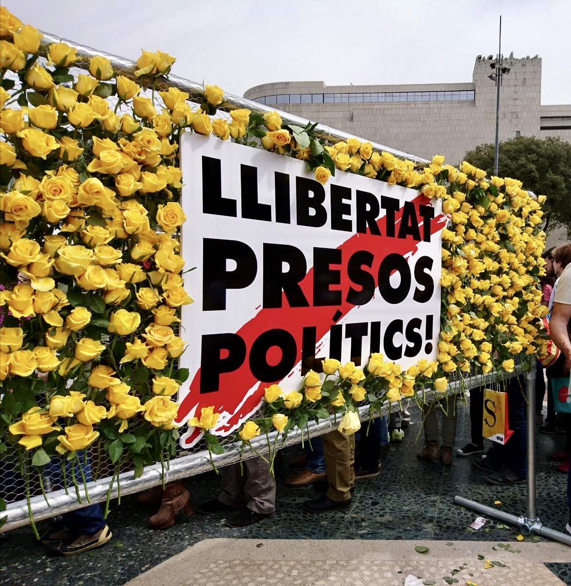 Sorprenent que en Millo i Zoido no hagin ordenat encara requisar les roses grogues per ser massa perilloses. Gràcies per recordar-nos i mantenir-vos ferms en cada gest. #SantJordiGroc