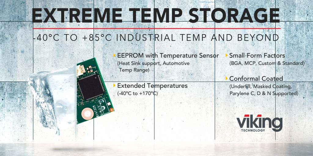 vikinology's tweet image. Over 25 years in providing high-temperature, reliable & cost effective storage solutions to OEMs 👉 vikingtechnology.com/products/stora… #embeddedstorage #embeddedmemory