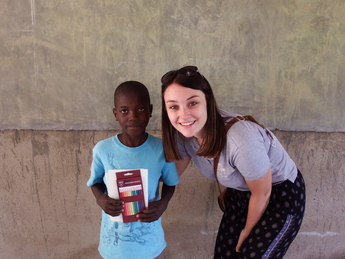 jordanarranfry's tweet photo. A big thank you to @WestHamUtd for the kind gifts they donated to the children supported by @CBFUK in Zimbabwe! Here are some pictures of them with their gifts and I've also kitted some of them out in West Ham tops! https://t.co/8N7mVhZy7a