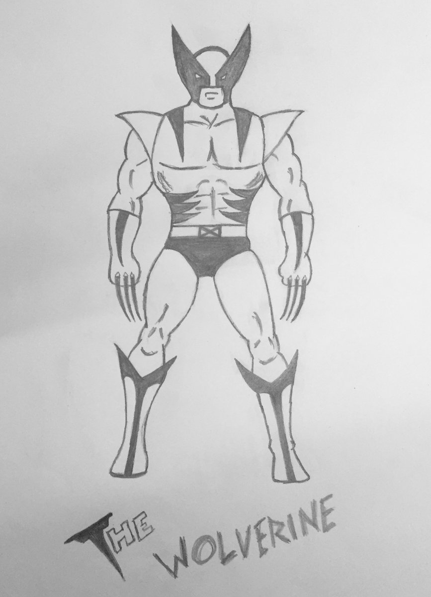 iHarishBhardwaj's tweet photo. #wolverine #birthdayArt #logan #xMen @XMenMovies @WolverineMovie made today within an hour.. #cartoon #pencil #sketch #birthday #love #loveart #artist #artmonkey #dbz_diary #happybirthdaytome https://t.co/UbAyMA1xNs